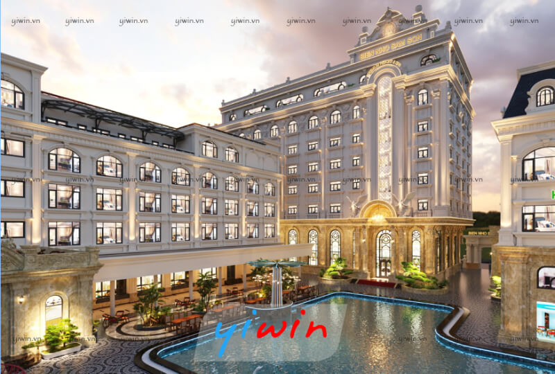 Tổng thể khách sạn 4 sao sang trọng, đẳng cấp