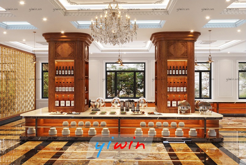 Nhà hàng sở hữu thiết kế ấn tượng, thu hút