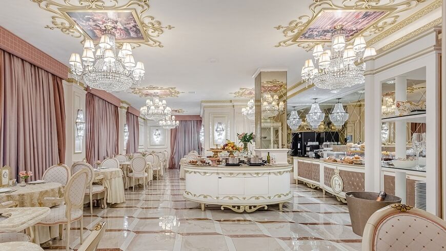 Nội thất khách sạn tân cổ điển 