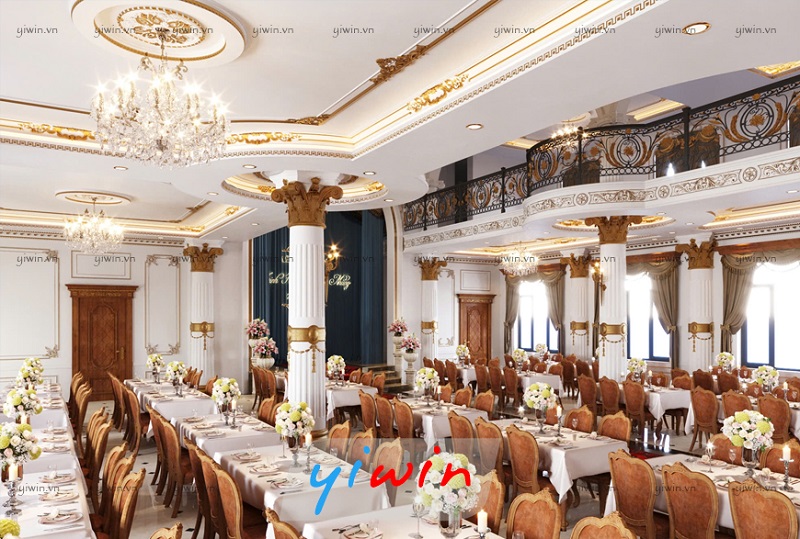 Phòng sự kiện được thiết kế sang trọng