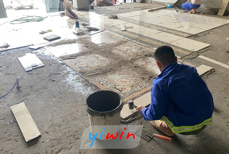 Thi công lát nền khách sạn