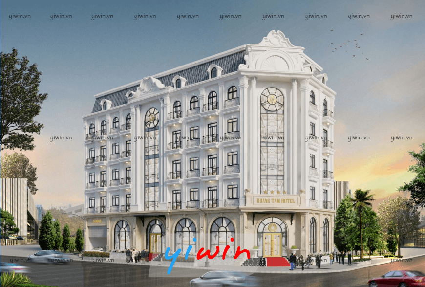 Thiết Kế Khách Sạn 4 Sao Hoàng Tâm Hotel