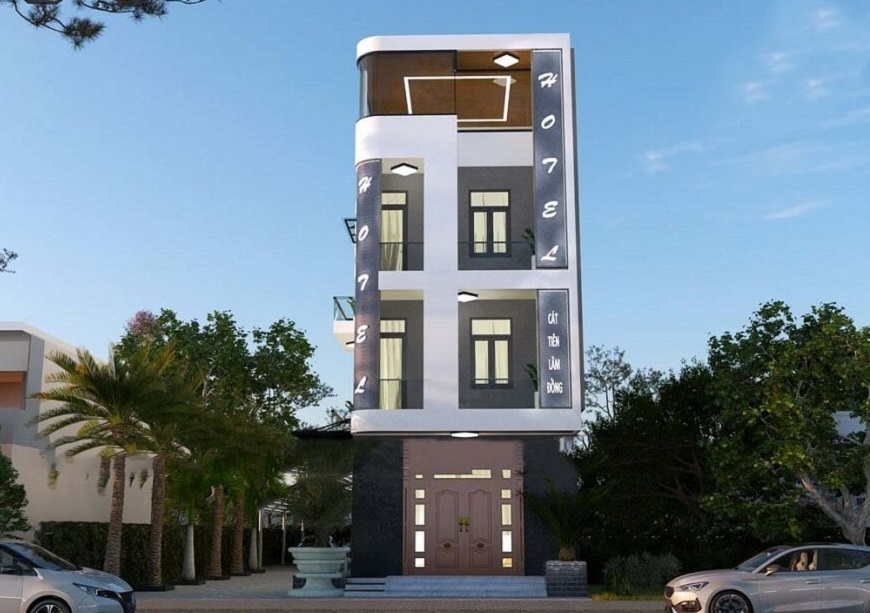 Các yếu tố cần lưu ý khi thiết kế khách sạn mini 3 tầng