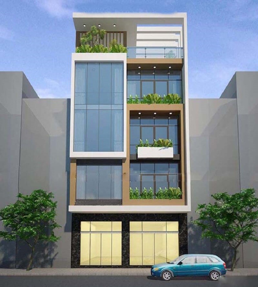Khách sạn mini 3 tầng 6x20 phong cách hiện đại thu hút
