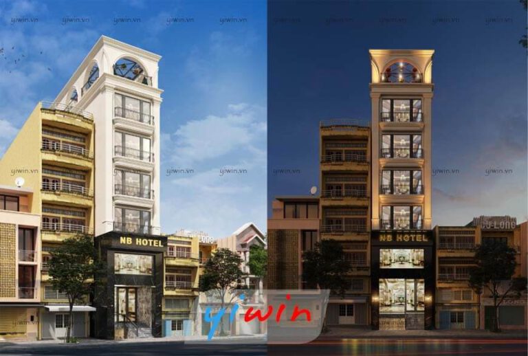 Thiết kế khách sạn mini NB Hotel tại Ninh Bình 