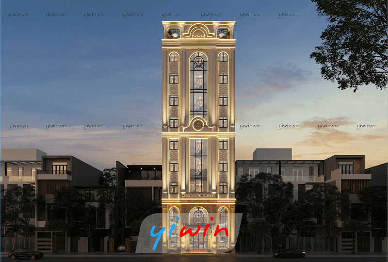Tổng quan mô hình khách sạn 9 tầng