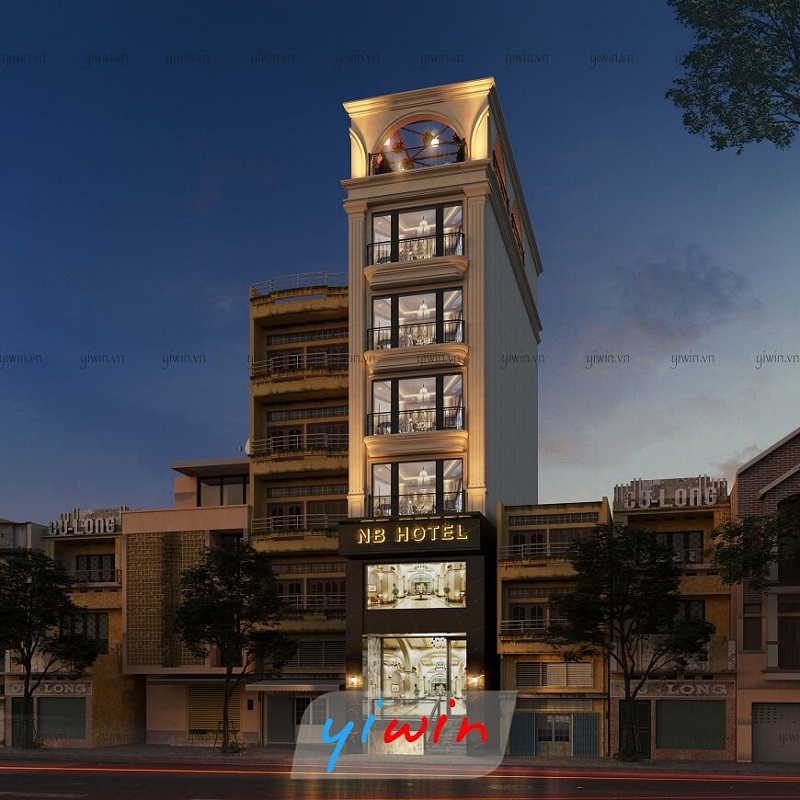 Chi phí xây dựng khách sạn mini 5x20, 6x20, 7x20