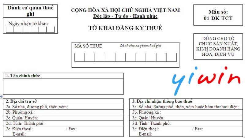 Đăng ký mã số thuế và kê khai thuế ban đầu