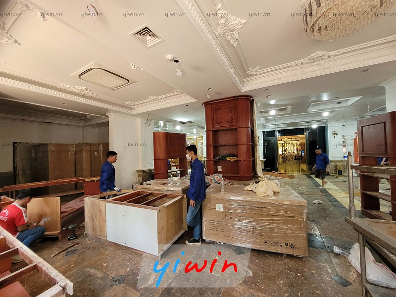 Mọi công việc thi công nội thất khách sạn đều được Yiwin thực hiện tỉ mỉ, chuyên nghiệp