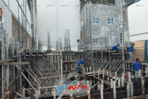 Thi công chính thức các hạng mục quan trọng khách sạn 2 sao
