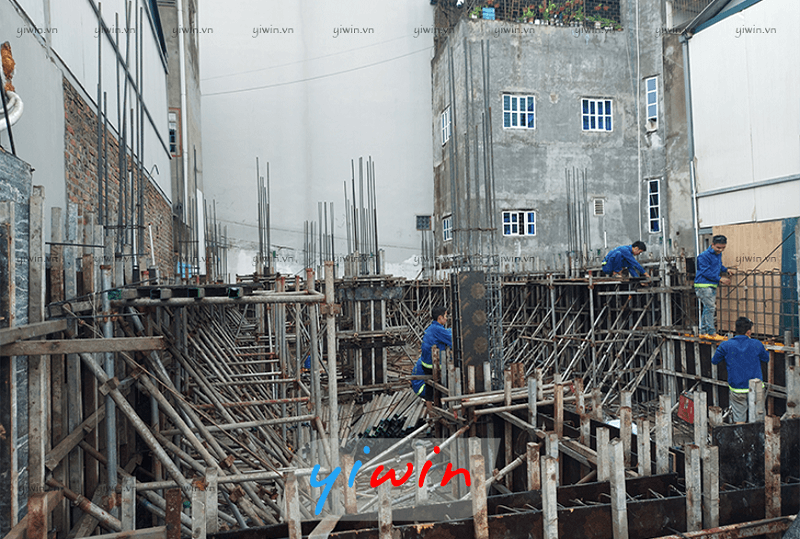 Thi công phần móng khách sạn 3 sao