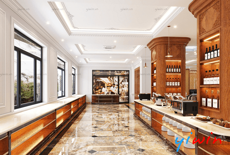 Thiết kế nhà hàng, quầy bar và phải đẹp mắt, đầy đủ tiện nghi