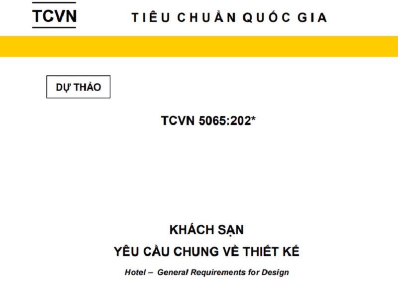 Tiêu chuẩn Quốc gia Dự thảo TCVN 5065 - 202...