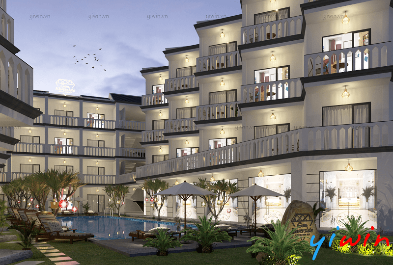 Tiêu chuẩn thiết kế resort 3 phải đảm bảo tối thiểu 40 phòng nghỉ