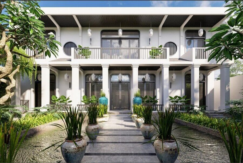 Đặc trưng trong thiết kế khách sạn phong cách Indochine