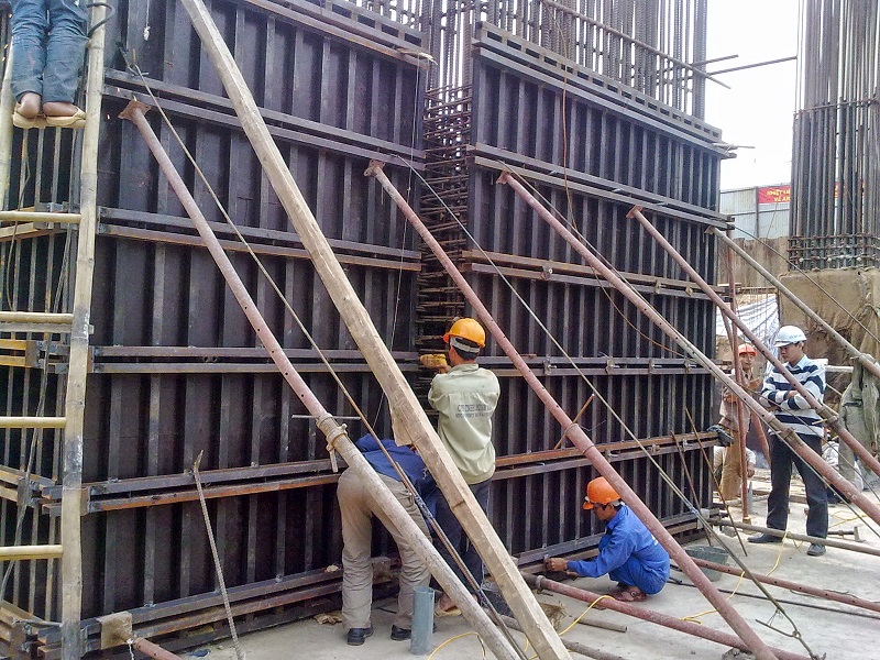 Giàn giáo, ván khuôn, cốp pha