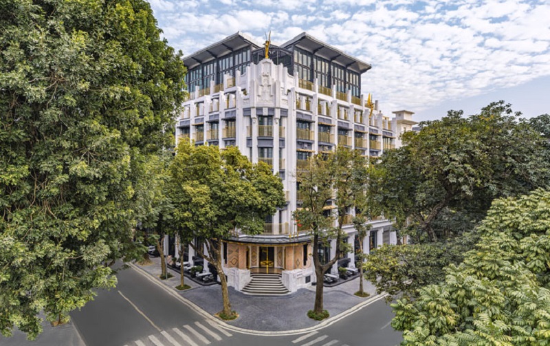 Khách sạn Capella Hanoi nổi bật với thiết kế xa hoa, đậm chất Indochine