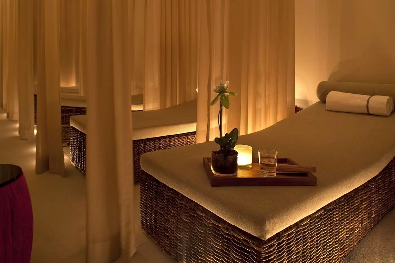 Không gian spa ấm áp, riêng tư, tạo nên trải nghiệm thư giãn tuyệt vời