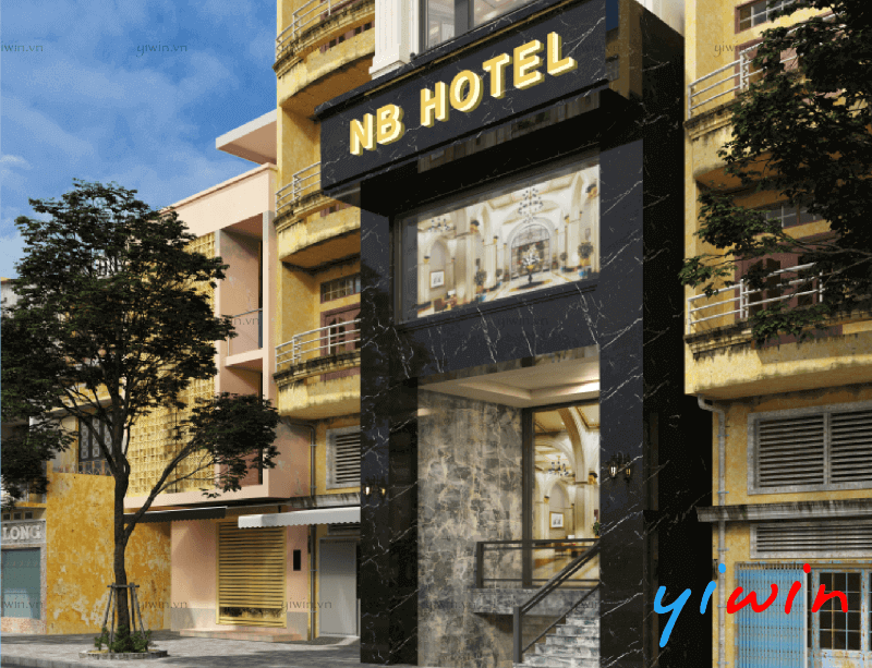 Phối cảnh mặt tiền sảnh