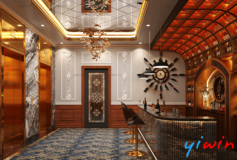 Quầy bar thiết kế lấy cảm hứng từ con tàu cướp biển độc đáo