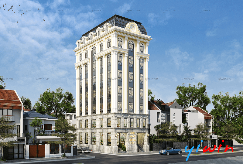 Thiết kế khách sạn Anh Ngọc Hotel mang phong cách Tân cổ điển sang trọng
