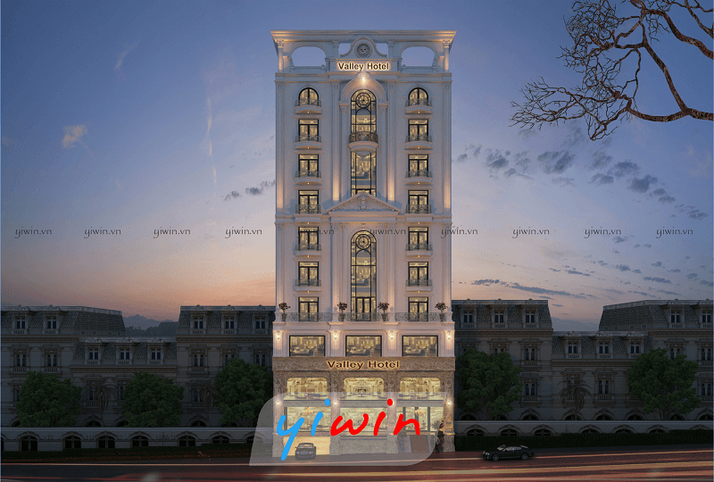 Valley Hotel trở nên nổi bật với hệ thống chiếu sáng tinh tế