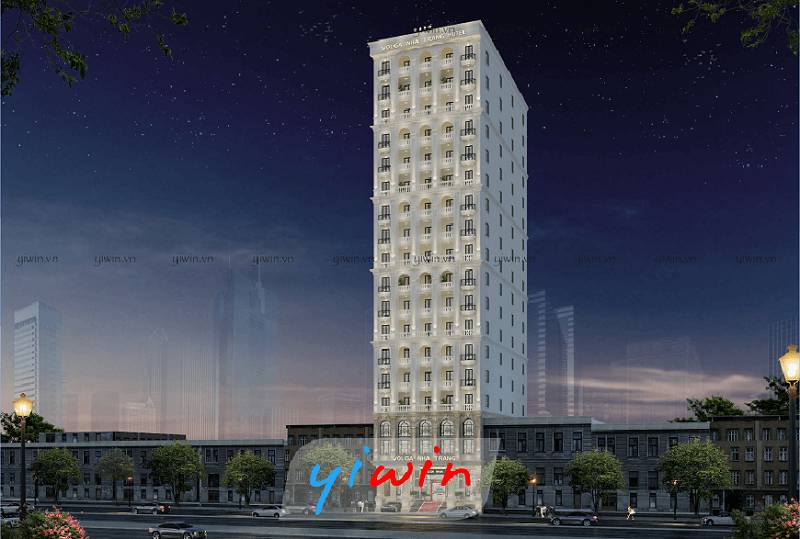 Volga Hotel nổi bật với hệ thống chiếu sáng tinh tế